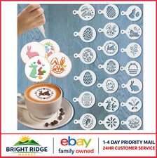 Easter Cookie Stencils Set - 20 pcs 3 x 3.5 for Decorating Cakes and Desserts