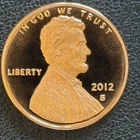2012-S Lincoln Shield Cent Proof — photo from another recent sale