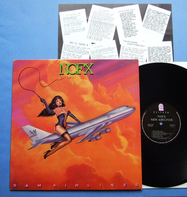 NOFX   S & M Airlines MIT INSERT USA 1989