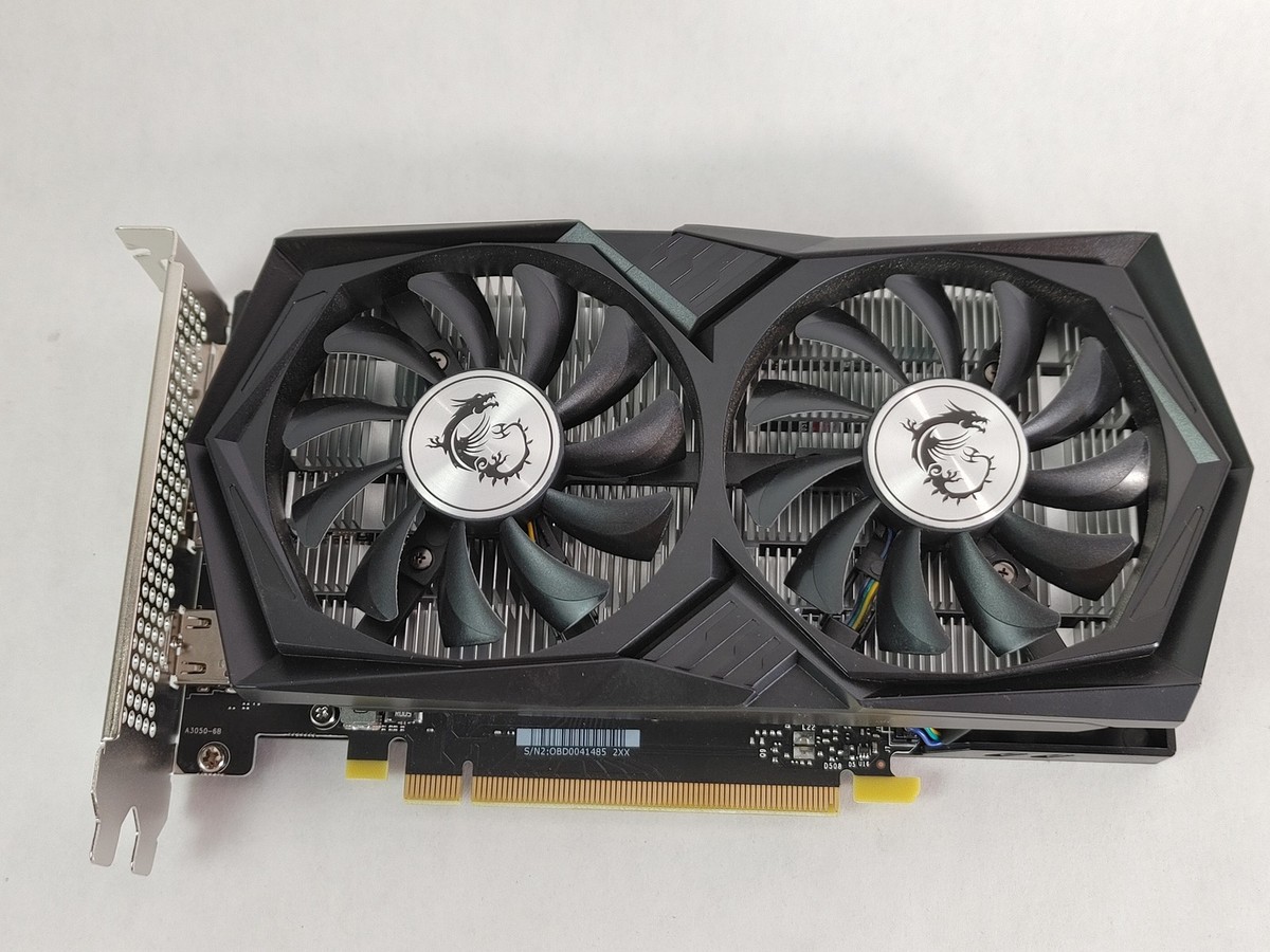 MSI NVIDIA GeForce RTX 3050 GAMING X 6G 6 GB GDDR6 PCI Express 4.0