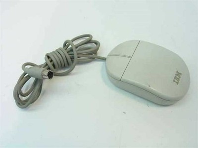 IBM 13H6690 Two-Button PS/2 Ball Mouse - Vintage - 06H4595 06H4590 - Tested