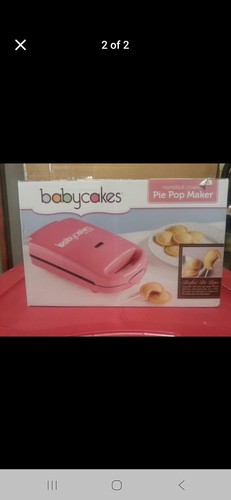 babycakes Pie Pop Maker Non-Stick Pink Pie Maker Pie Pop Maker Pink Nonstick
