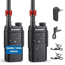 Baofeng MP31 Handheld Two-Way GMRS Radio Walkie Talkie NOAA 22CH USB-C - 2 Pack