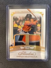 2024 Flawless Dual Prospect Patch ENRIQUE BRADFIELD JR #10/10 Bookend