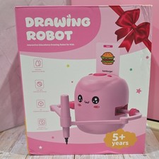 Kids Drawing Robot  toy Pink interactive art ...