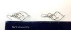 925 Sterling 3D Swirl Dangle Earrings 2.75" 4.54g — photo 6