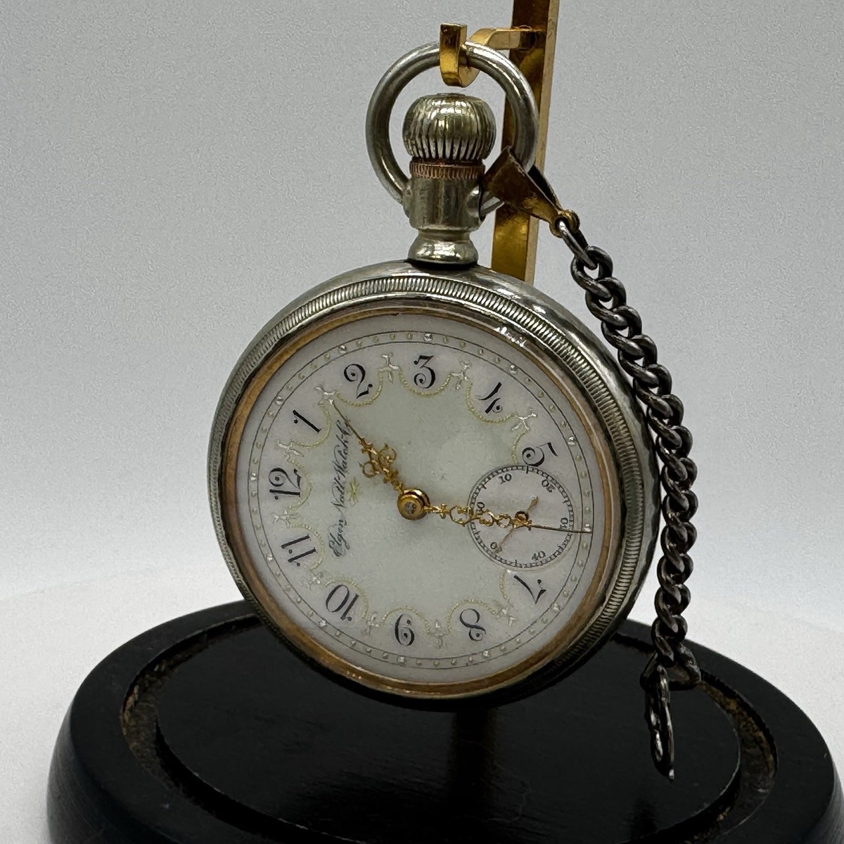 Antique Fancy Elgin National Watch Co Pocket Watch NON WORKING FOR