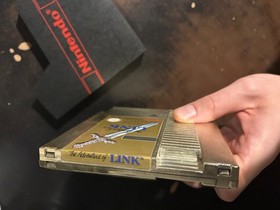 Zelda II The Adventure of Link &ndash; NES &ndash; Version PAL FRA &ndash; Cartouche originale dor