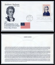 US FDC # 2217h 22c Andrew Johnson  Artmaster  s.cancel 1986, 9Q3362