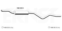 VorschalldäMpfer Ernst 152228 FüR Golf VW 155 1