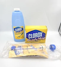 Clorox Ready Mop 8 Refill Pads 8 oz Floor Cleaner & Replacement Tube Sprayer