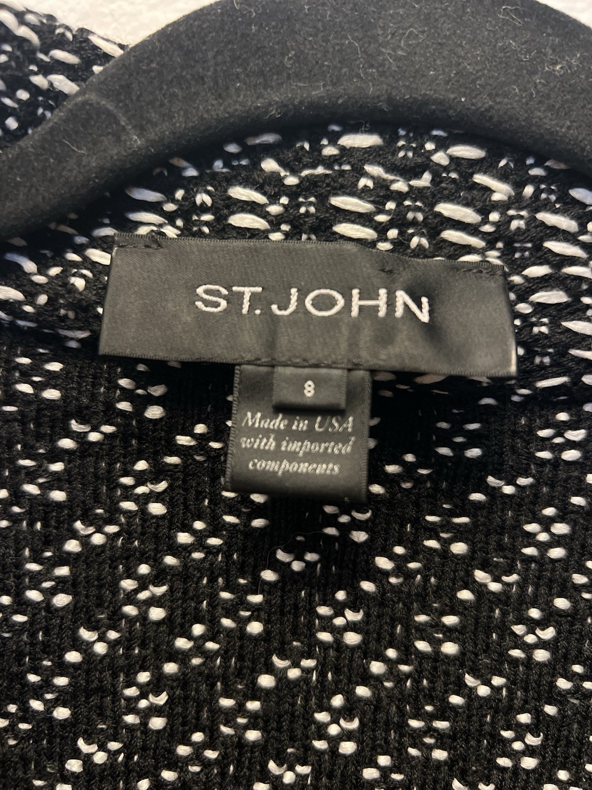 St. John Women's Abstract Pattern Button Jacket B… - image 6