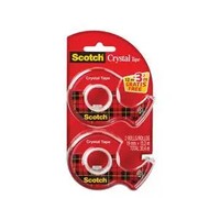 Scotch Handabroller Crystal, Transparent, Vorteilspack 1 Bis 40X Spare Bis 65%