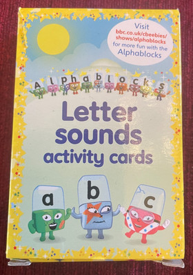 Alphablocks - Packung Aktivitätskarten ''Buchstabengeräusche''