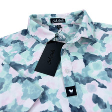 Bad Birdie Core Golf Polo Mens Size M, L, XL, 2XL SLIM FIT Mirage Oasis NWT