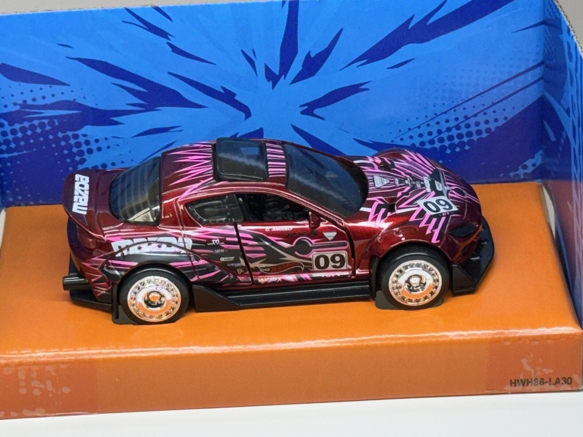 NEW 2024 Hot Wheels Pull-Back Speeders Mazda RX8 Custom | eBay