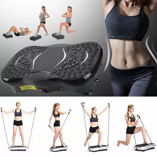 3D-Vibration Vibrationsplatte Vibrationstrainer Fitness Rüttelplatte Workout - Bild 7 von 22
