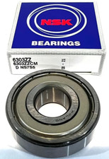 NSK 6303 ZZ CM DEEP GROOVE BALL BEARING, METAL SHIELDED 17x47x14mm