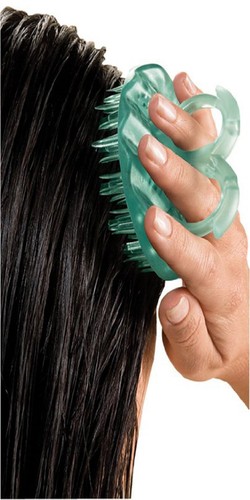 Body & Sole Shampoo & Scalp Toning Brush Translucent 2 Pack Aqua 08610 - Picture 5 of 5