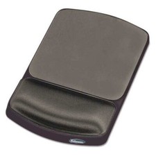 Fellowes Gel Mouse Pad w/Wrist Rest - Platinum