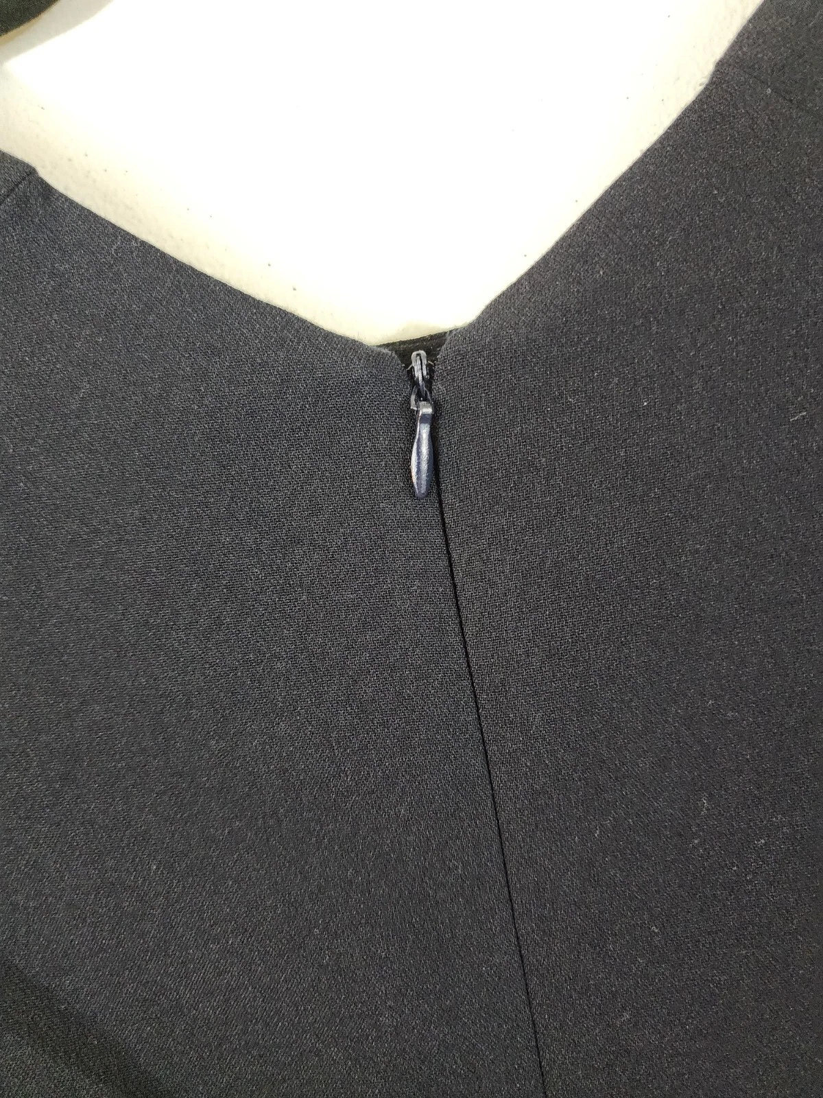 VETEMENTS Abito Soos donna S nero manica lunga manica a campana scollo a V tubino