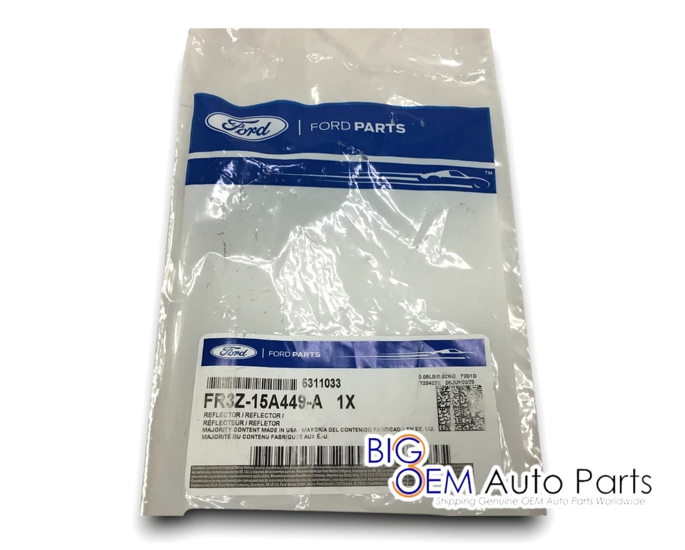 2015-2017 Ford Mustang Driver Side Rear Bumper Reflector new OEM FR3Z-15A449-A - Image 4 of 4