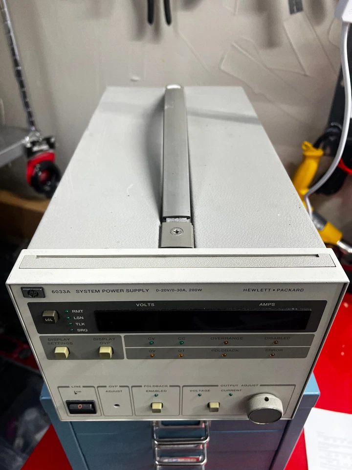 HP/Agilent 6033A DC System Power Supply 0-20V / 0-30A 200W Electronic Instrument - Image 4 of 4