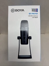 Boya BY-PM700 Black Freestanding Stereo Cardioid USB Condenser Microphone