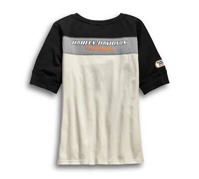 Harley-Davidson Women's H-D Racing Short Sleeve Henley - 99136