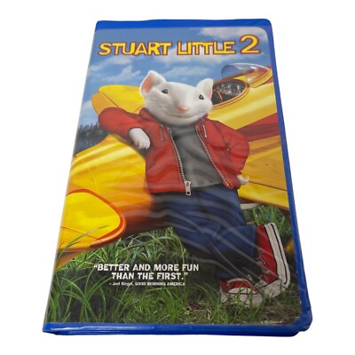 Stuart Little 2 (VHS, 2002) Clamshell Geena Davis Hugh Laurie Vintage Video Tape