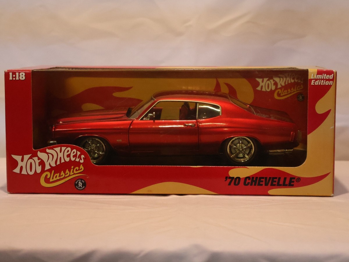 Hotwheels’’Classics 70CHEVELLE 1:18 Hot Wheels Classics 1970 Chevelle Red 1 18 Diecast Ltd