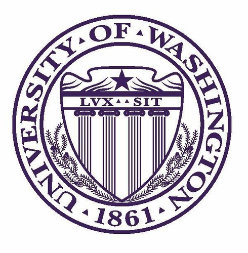 Autocollant décalcomanie Université de Washington - Photo 1/3