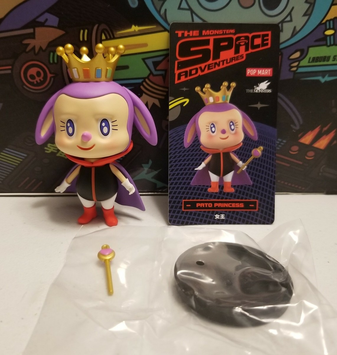 POP MART THE MONSTERS バニーキャラクター POP MART x SKULLPANDA Candy Monster Town Sugar Rabbit Mini