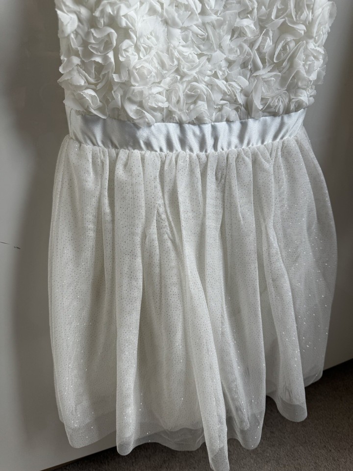 Brand new with tag H&M girl occasion ivory dress age 78 eBay