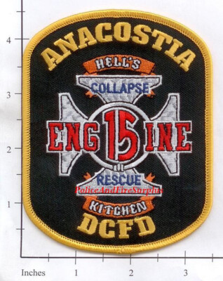 Washington DC - Engine 15 District of Columbia Fire Dept Patch Hell's Kitchen