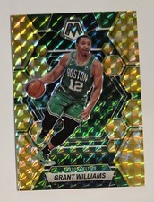 GRANT WILLIAMS 2022-23 Panini Mosaic - Reactive Yellow Prizm #128 Celtics