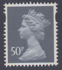 U3076 UG230 2013 50p Slate-blue MPIL M13L LITHO ENSCHEDE ex DY8  UNMOUNTED MINT.