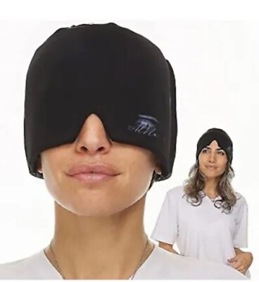 Alna Headache/Migraine Relief Hat - Cold Therapy Mask for Eyes & Stress