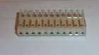 50PCS PANDUIT CT156F18-11-L THROUGH CONNECTOR 3.96MM 300V AC/DC 18AWG 11 CONTACT
