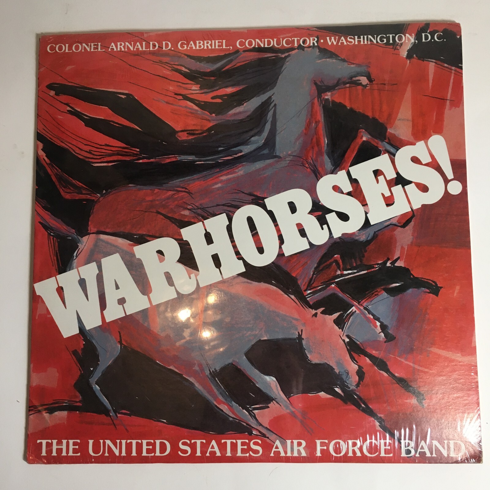 Warhorses! US Air Force Band Arnald D. Gabriel Conductor 1983 Sealed LP Vinyl