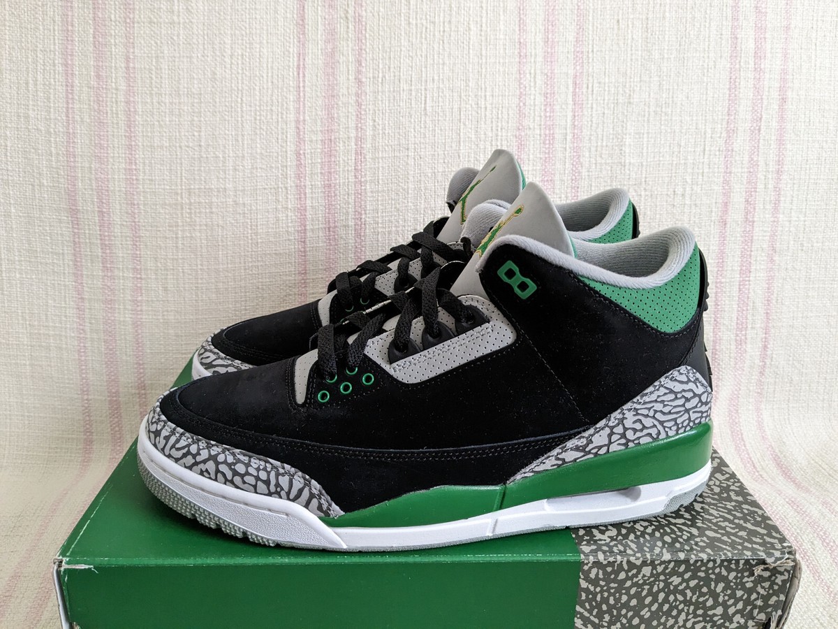 Nike Air Jordan 3 Retro Pine Green Black AJ3 CT8532 030 Men's Shoe