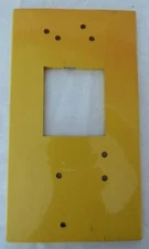 Western Electric - BELL SYSTEM 182C Yellow TELEPHONE Wall Mount Board 