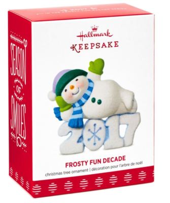 Hallmark Frosty Fun Decade 2017  Series 8th  2017 Keepsake Ornament