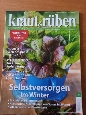 Kraut & Rüben Januar 2017 Selbstversorgen Winter Hochbeet Apfelbäume Gewächshaus