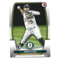 2023 Bowman  Oakland A's Jordan Diaz Rookie card