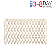 Expansion Walk Thru Swing Wide Room Divider Retractable Baby Gate One Hand Latch