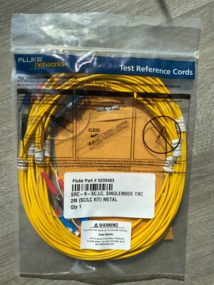 Fluke Networks Test Reference Cords  Part#5235493   SRC-9-SC,LC, SINGLEMODE