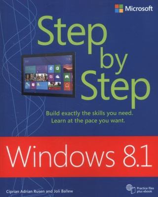 Windows 8.1 Step by Step - 9780735681309, paperback, Ciprian Adrian Rusen, new