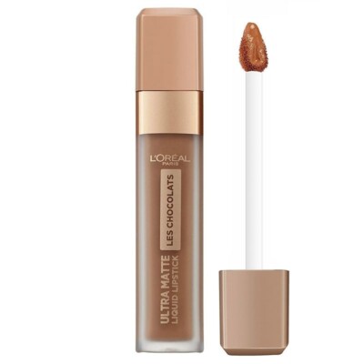 L'Oreal Paris Les Chocolats Ultra Matte Liquid Lipstick 860 Ginger Bomb - NEU