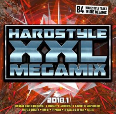 HARDSTYLE XXL MEGAMIX 2018.1 = Warface/Typhoon/Heart...=2CD= HARDCORE GABBER !!